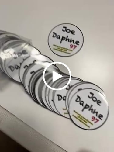 Customer video review of 300 Custom Stickers for $79