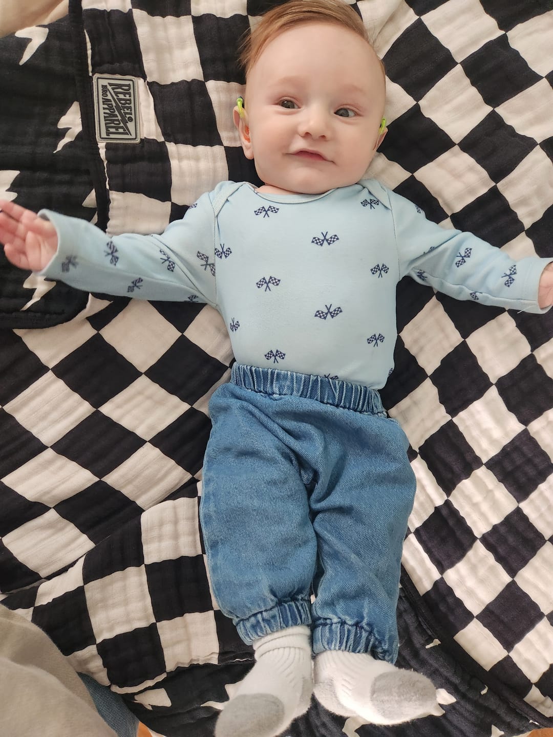 Customer photo review of Organic Muslin Quilt in Jagger x Venice