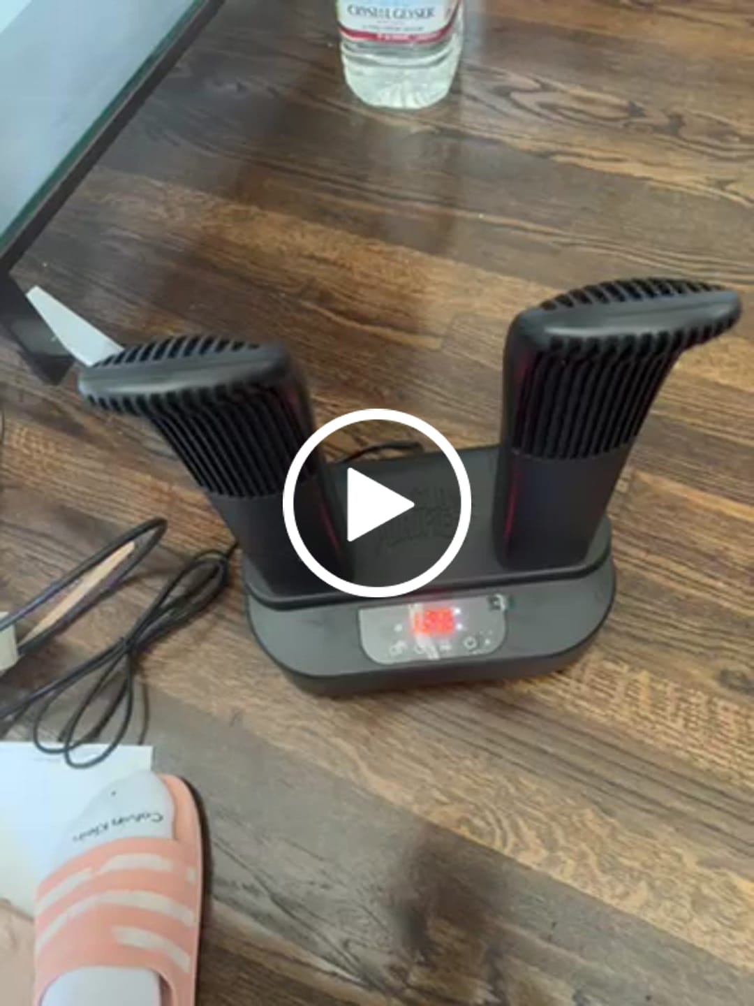Customer video review of The Glove Purifier V2 with Thermal Heating and O3-Enabled Active Technology Built for Preserving Boxing Gloves