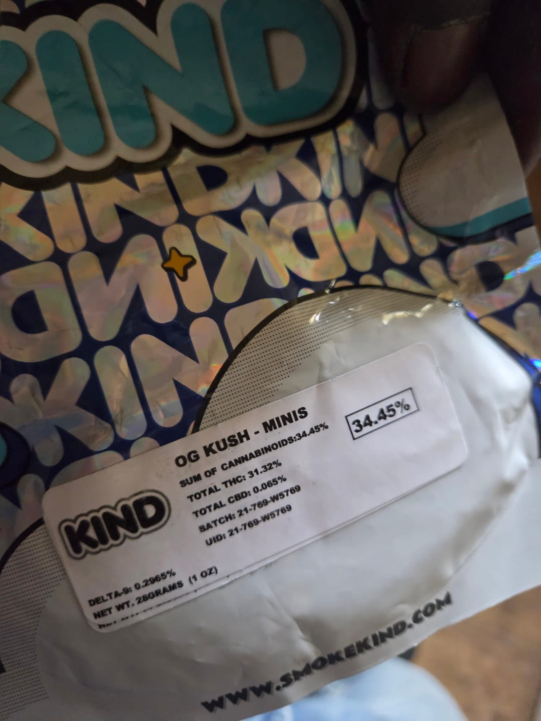 Customer photo review of OG Kush - Minis - 28 Grams - Indica