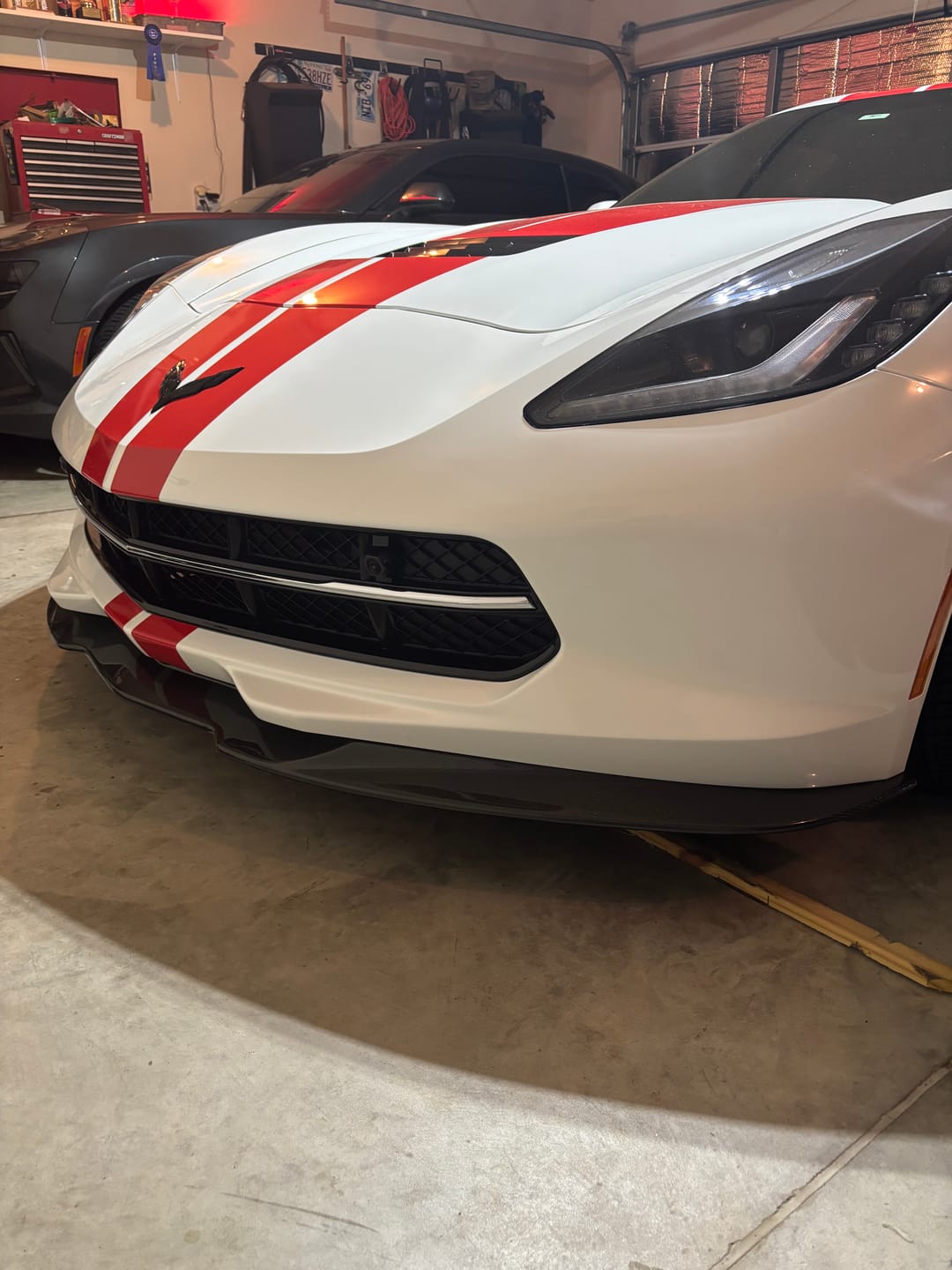 Customer photo review of Corvette C7 Stingray EOS Preformance Package Front Splitter