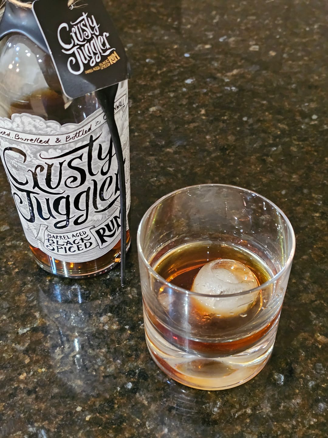 Customer photo review of Crusty Juggler Barrel Aged Black Spiced Rum