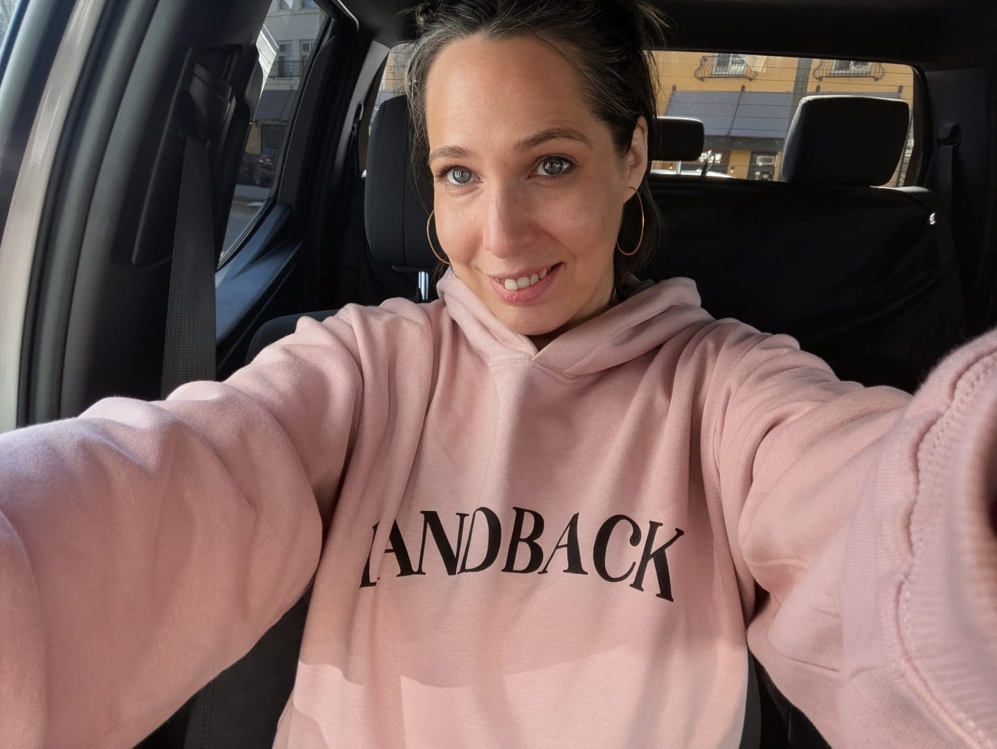 Customer photo review of Pink Limited Edition Rose 2.0 Hoodie