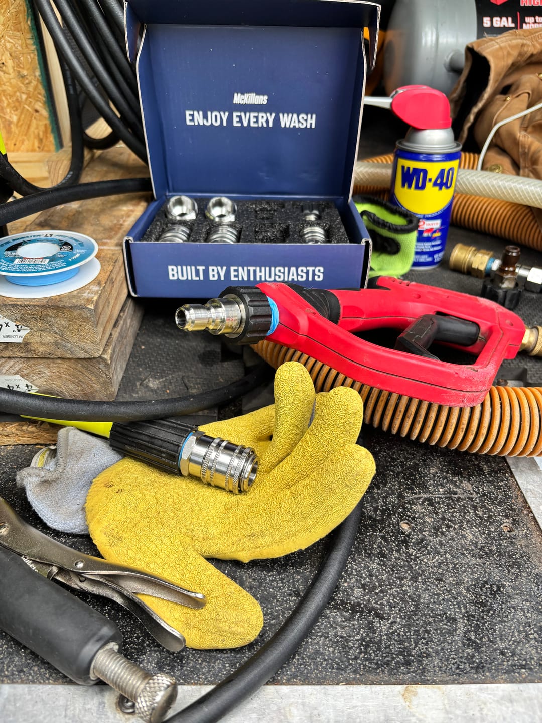 Customer photo review of Stainless Quick Connect Kit