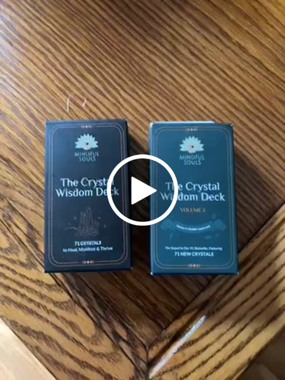 Customer video review of The Crystal Wisdom Card Deck Bundle: Volume 2 (New Edition) + Volume 1 FREE