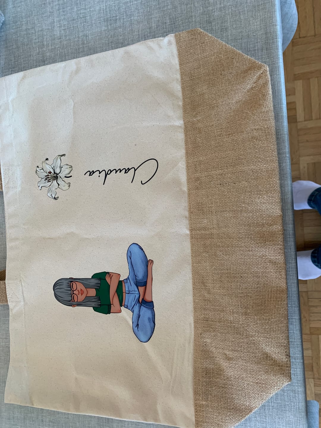 Customer photo review of Summervibes - Personalisierte Tasche für den Strand
