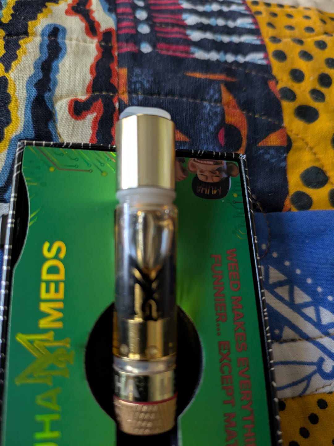 Customer photo review of MUHA Meds THCa 510 Cartridge - 2G