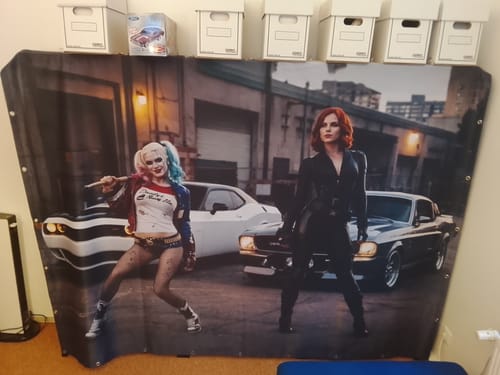 Kundenbewertung mit Foto zu Stoffbanner inkl. Druck
