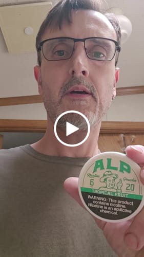 Customer video review of Tropical Fruit Nicotine Pouches