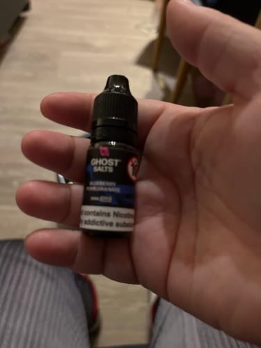 Customer photo review of Ghost Salts 10 ml – Líquido para vapeo – Sal de nicotina – 2 %