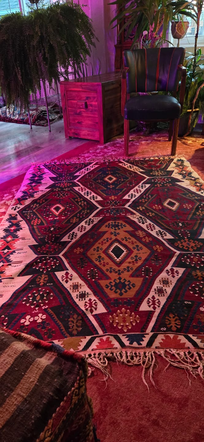 Customer photo review of Special Order Kilim for William