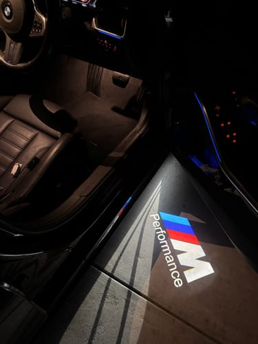 Customer photo review of BMW G SERIES DOOR LIGHTS