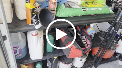 Customer video review of REIBII 5 Tier 72"H Garage Shelving, Metal Storage Shelving for Commercial Warehouse,Garage,Pantry