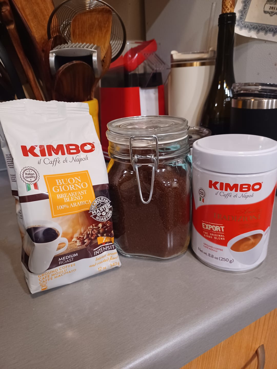 Customer photo review of Buongiorno Breakfast Blend - Ground Coffee 12oz Bag
