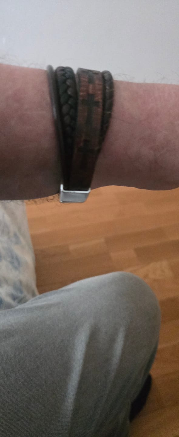 Customer photo review of Bracelet du Croisé Templier
