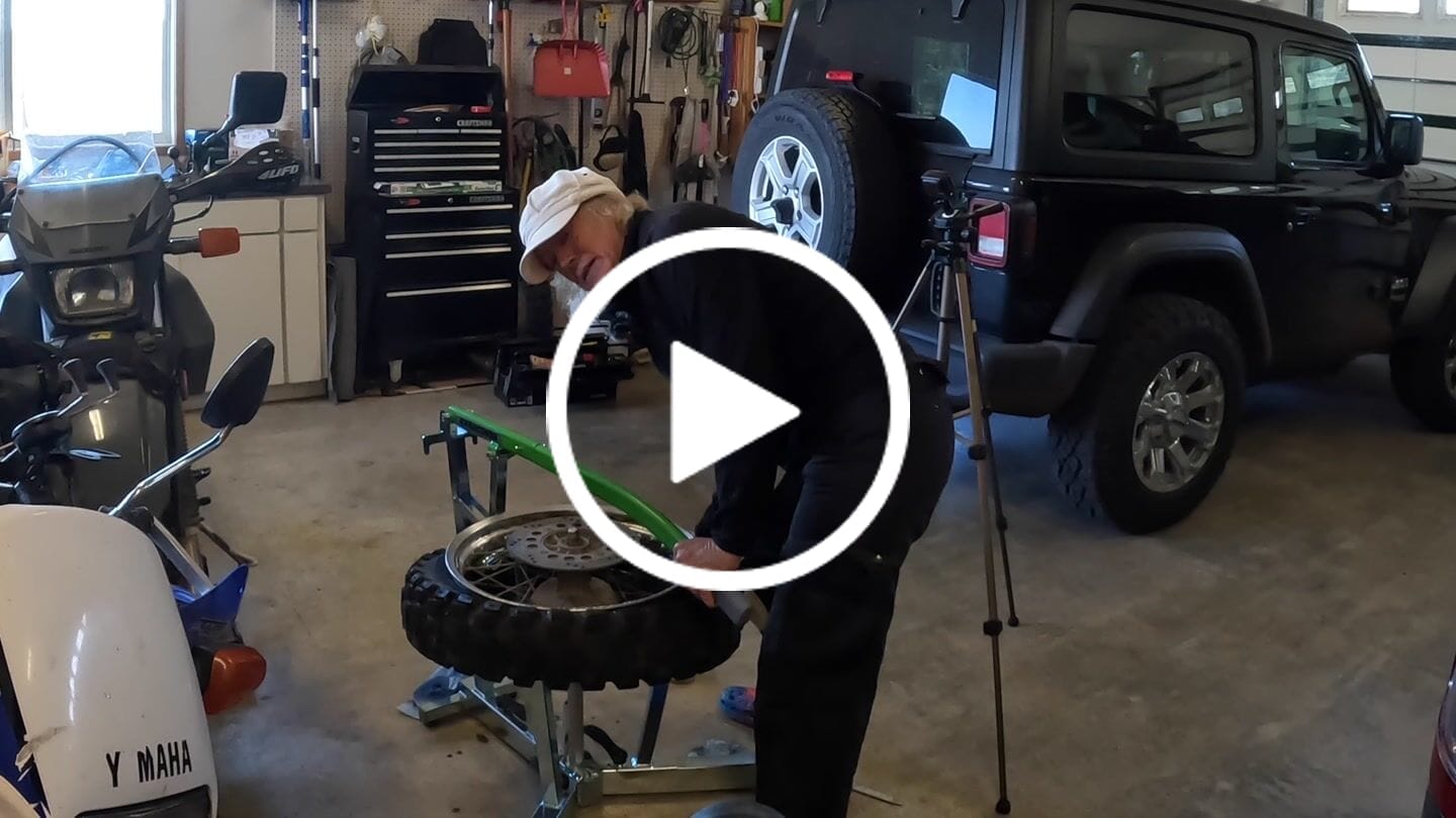 Customer video review of Rabaconda Dirt Bike Tire Changer