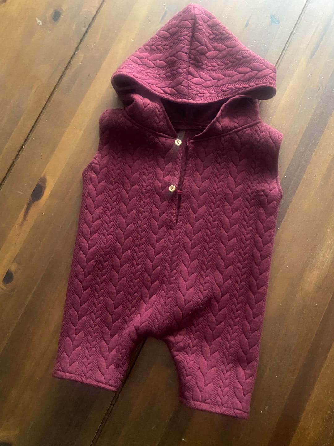 Customer photo review of Cable Knit Jersey Fabric