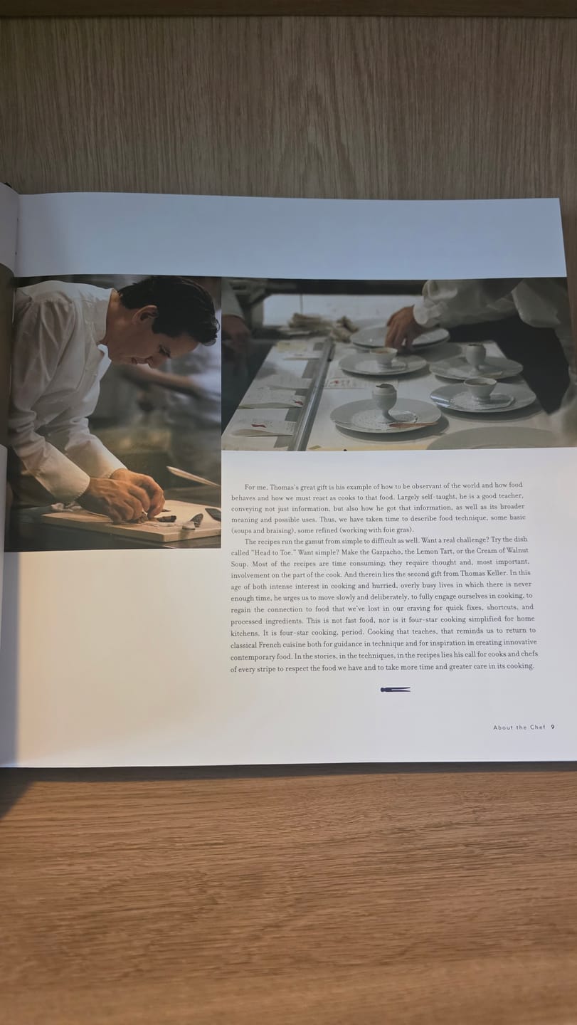 Customer photo review of The French Laundry Cookbook - Thomas Keller