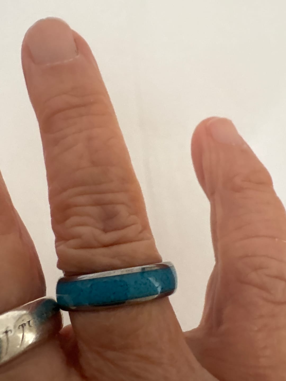 Customer photo review of The Turquoise 6mm Wonder Ring