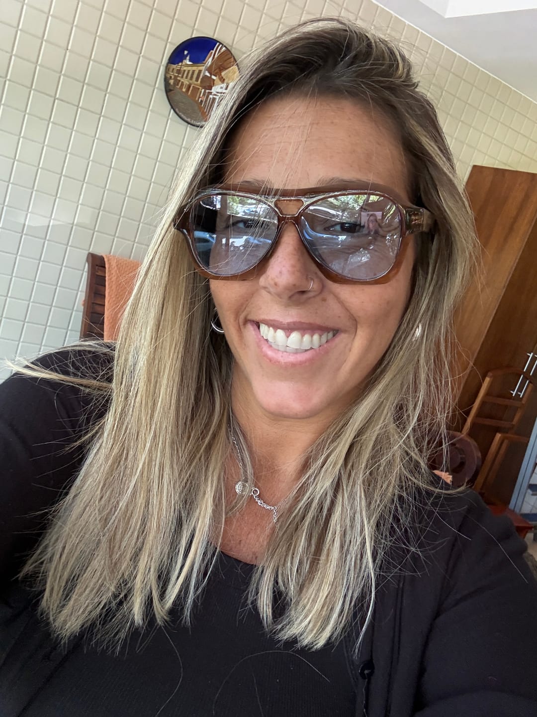 Customer photo review of Óculos Noasca