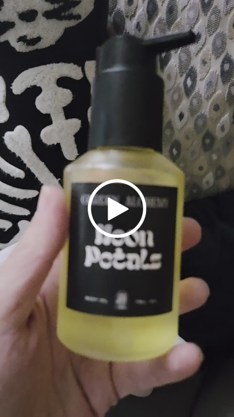 Customer video review of NEON PETALS BODY OIL