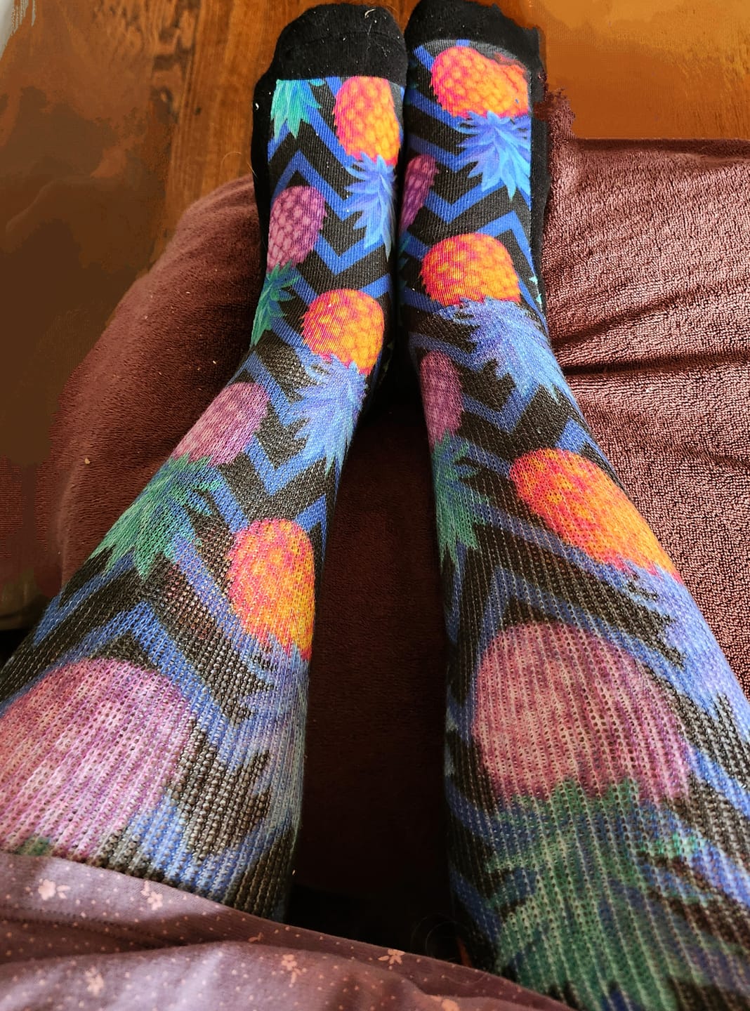 Customer photo review of Mystery EasyStretch™ Socks