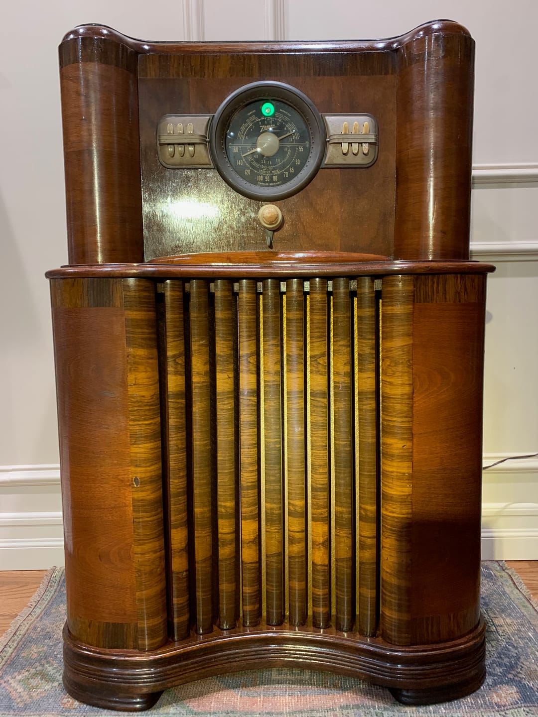 Customer photo review of Vintage Brass Speaker Grill Cloth – Timeless Restoration #27