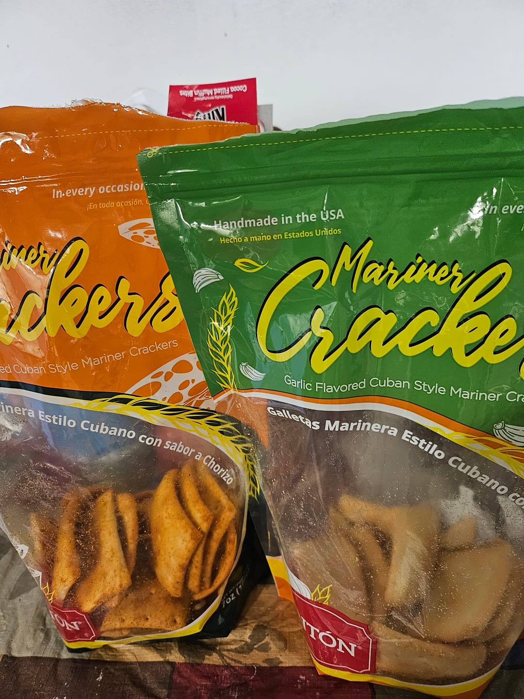 Customer photo review of Pintón® Mariner Crackers – Chorizo Flavored | 7 oz