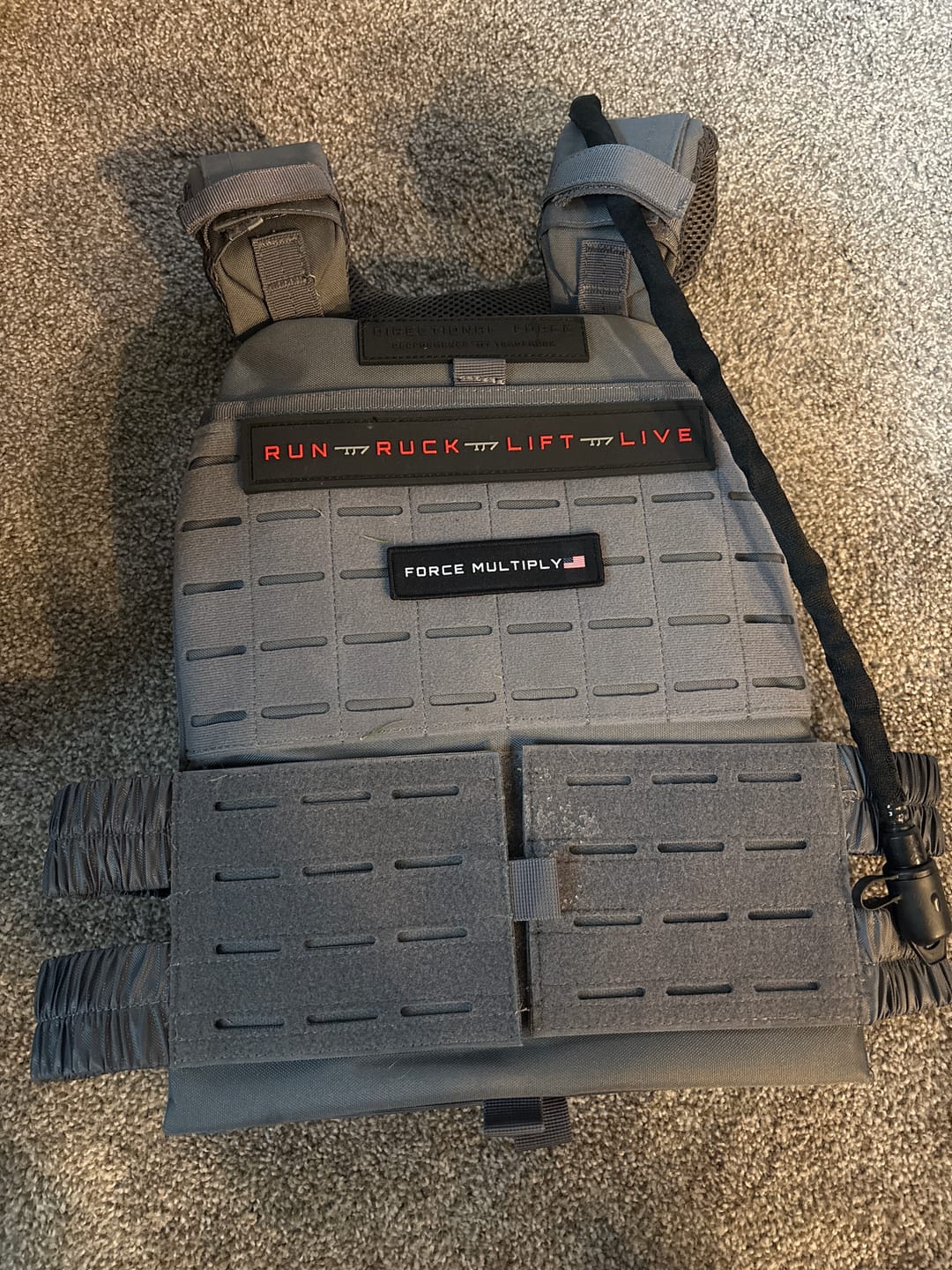 Customer photo review of Centurion Weight Vest - Gray Day