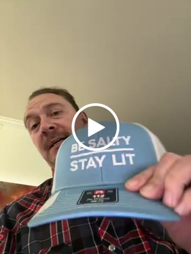 Customer video review of Be Salty - Stay Lit Everyday Faith Hats