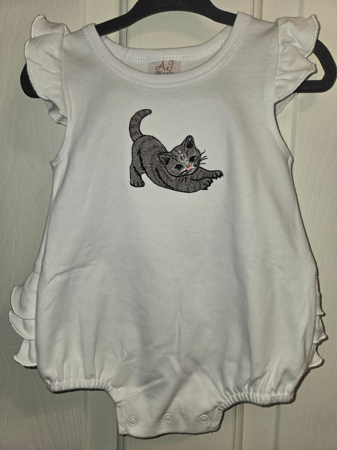 Customer photo review of Girls Ruffle Bum Bubbles