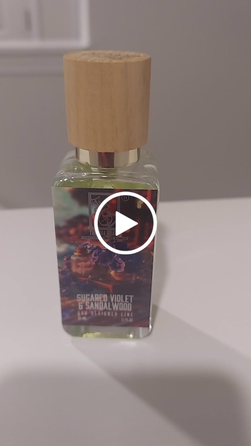 Customer video review of Sugared Violet & Sandalwood