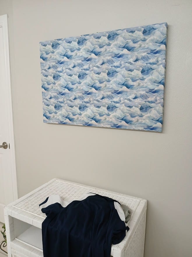Customer photo review of Beach Life Waves Fabric