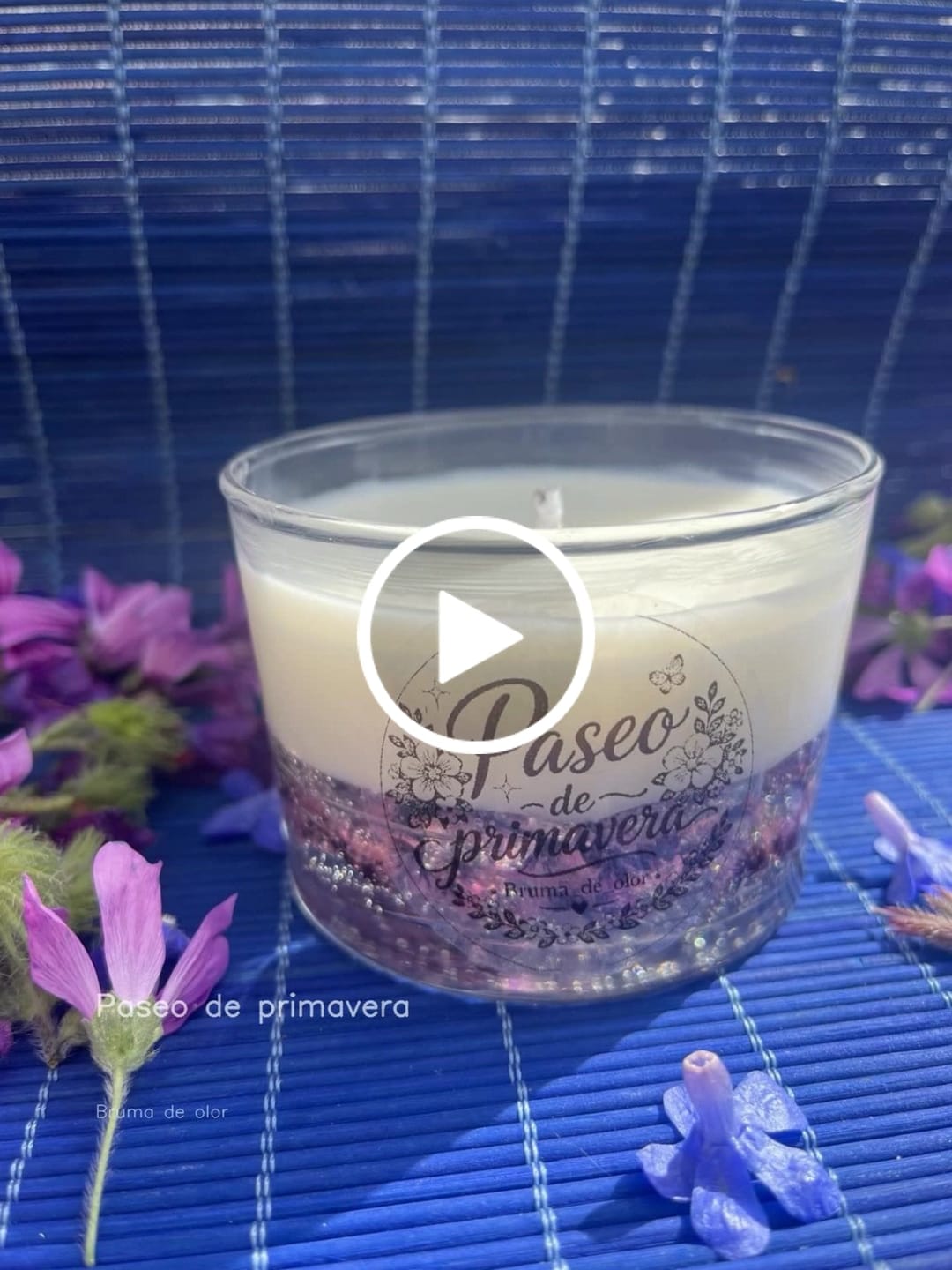 Customer video review of Gel para velas