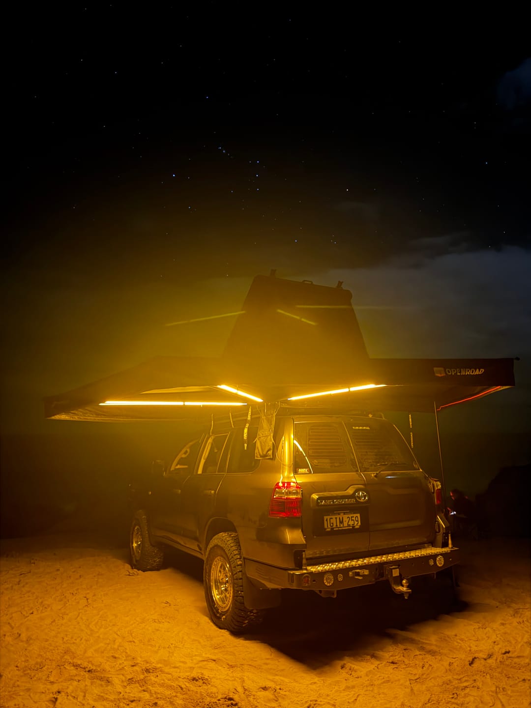 Customer photo review of OPENROAD  270 Free Standing Awning for Camping