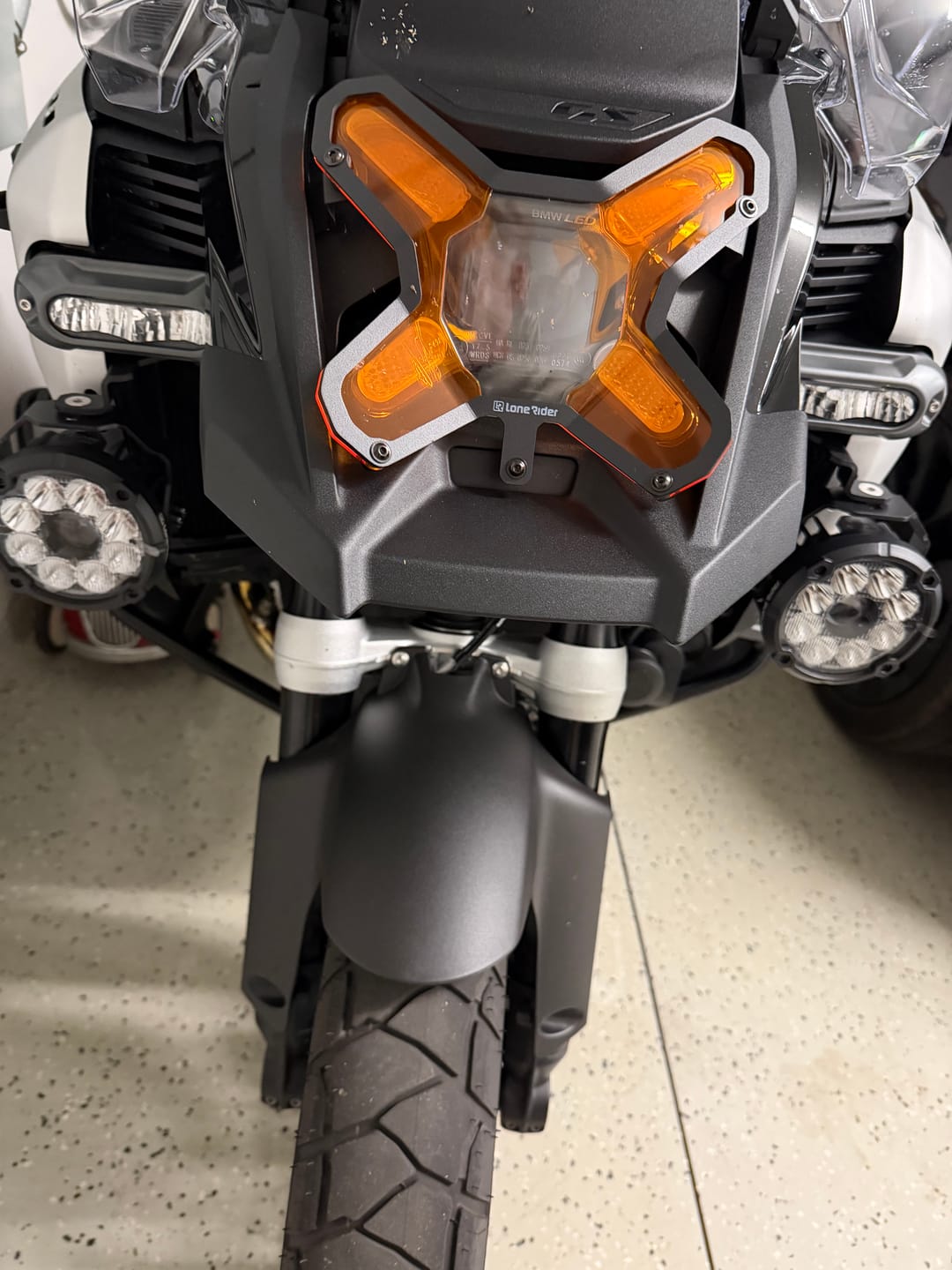 Customer photo review of Headlight Guard Kit for BMW R1300GS / R1300GS Adventure