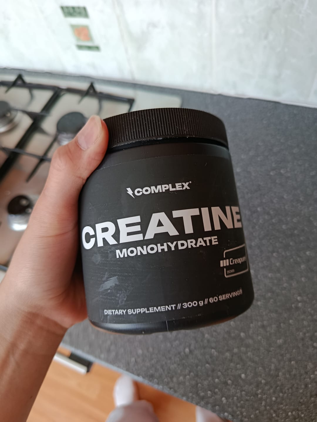 Customer photo review of Creatine Monohydrate