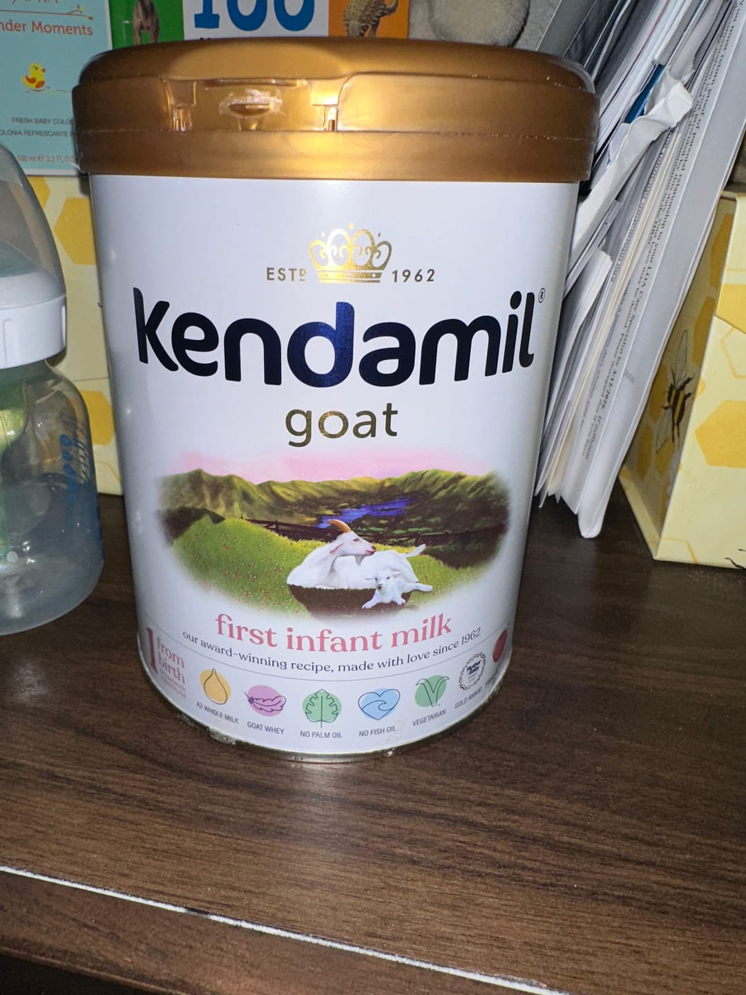 Customer photo review of Kendamil Stage 1 Goat Milk Baby Formula 800g
