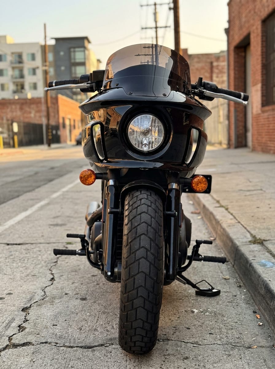 Customer photo review of Viking Darkin Indian Sport Scout Motorcycle Fairing Gloss Black