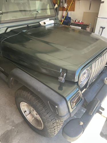 Customer photo review of JEEP SHALE GREEN P. M. PGR | OEMatch Automotive Spraycan