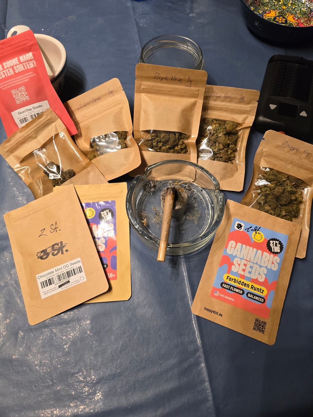 Customer photo review of Blüten Probier-Trio 15g – Pineapple Express, Lemon Haze & Crystal Skunk