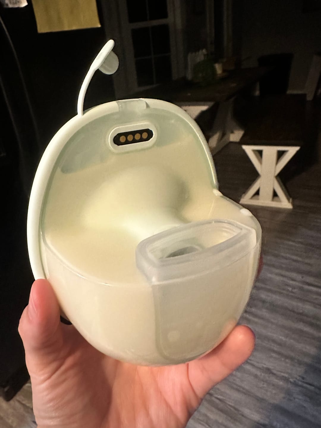 Customer photo review of Mother's Nature™ W1 Warming Wearable Breast Pump