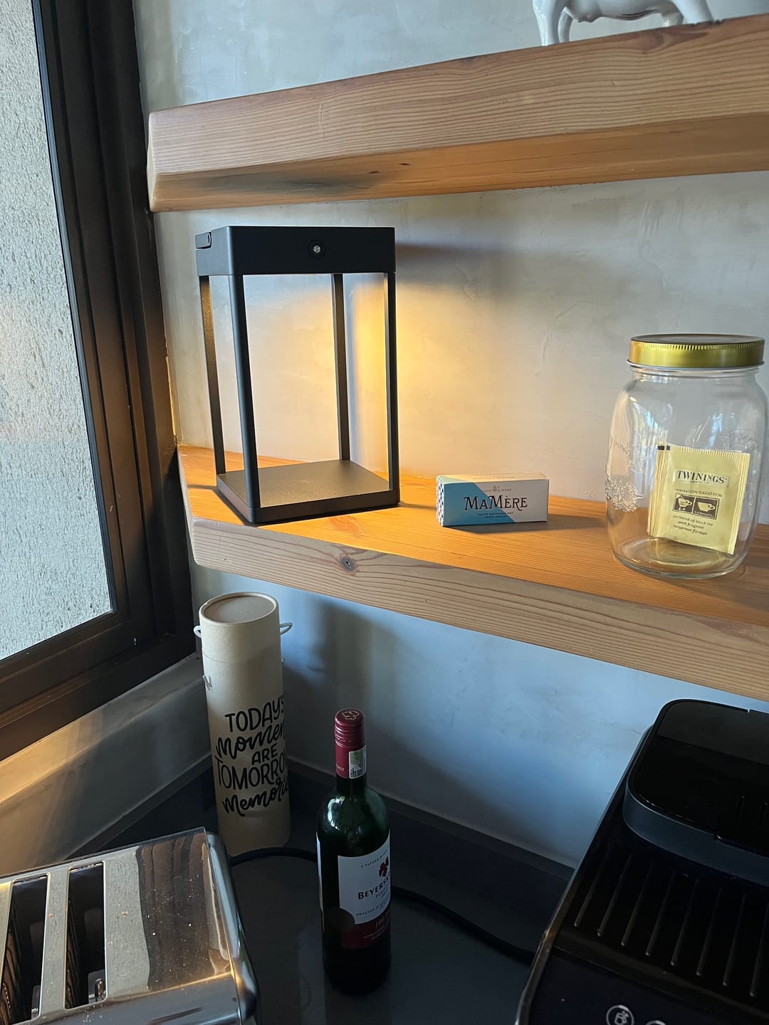 Customer photo review of Luxury Metal Solar Lantern