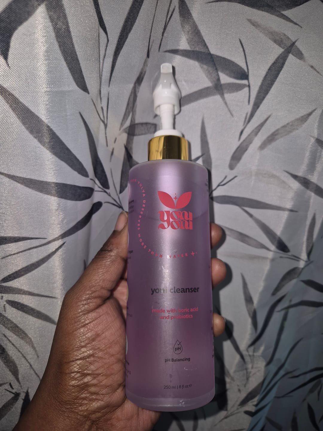 Customer photo review of Yoni Cleanser With Boric Acid & Probiotics