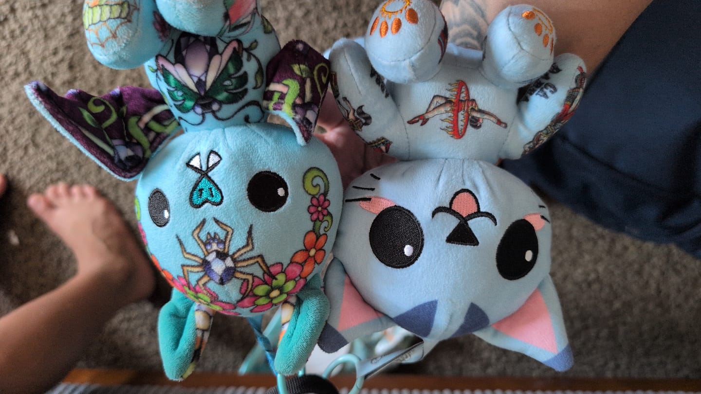 Customer photo review of Cattoos Plush Pendant Blind Box