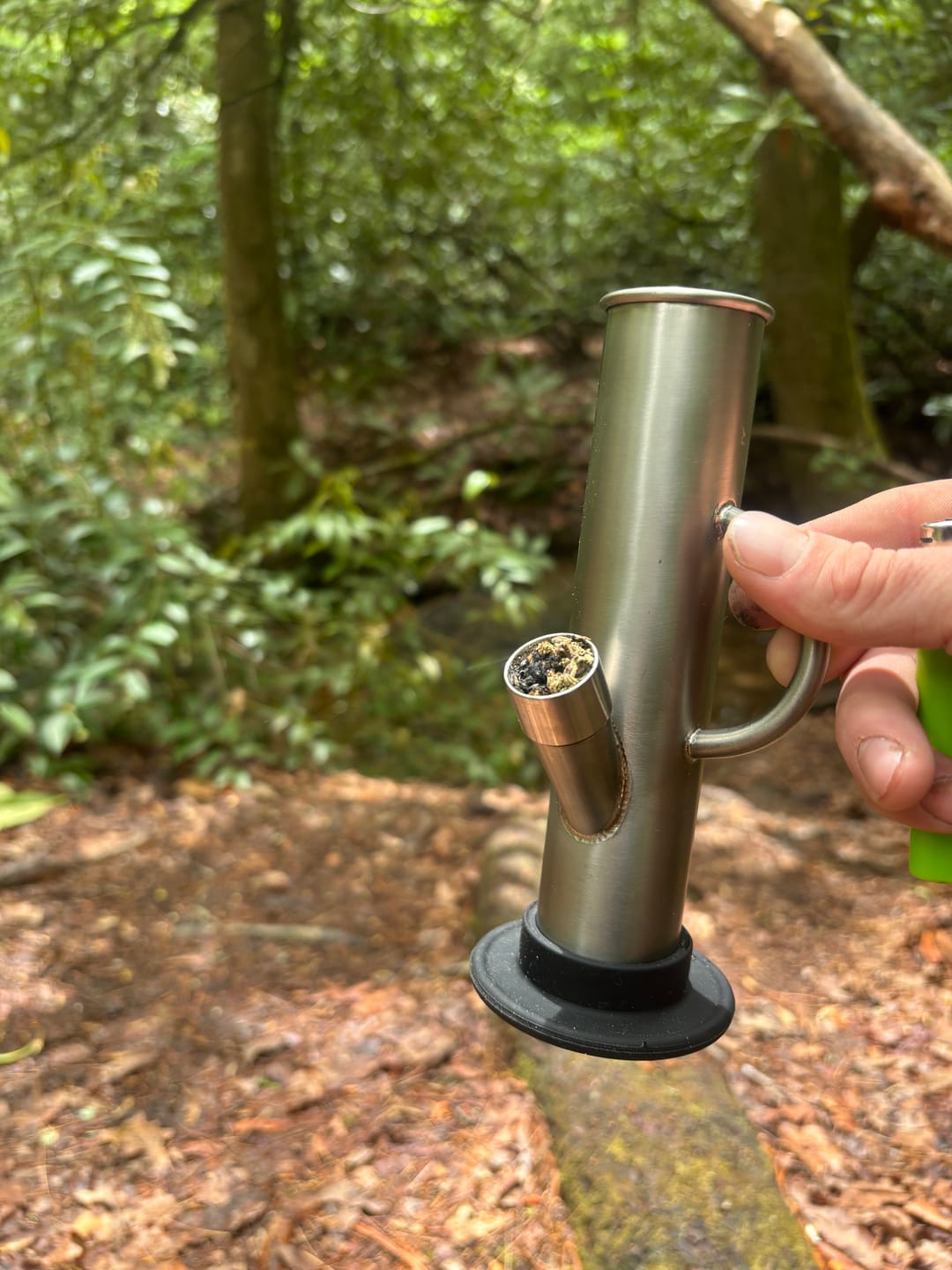 Customer photo review of DangleBong™️ Titanium Water Pipe