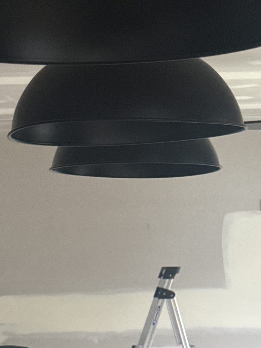 Customer photo review of Modern Industrial Single Dome Pendant Light