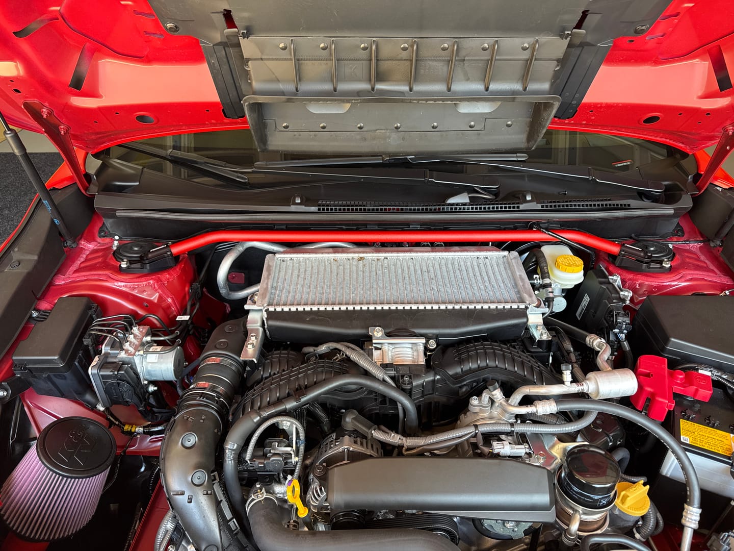 Customer photo review of Strut Brace Front for 2022-2026 WRX