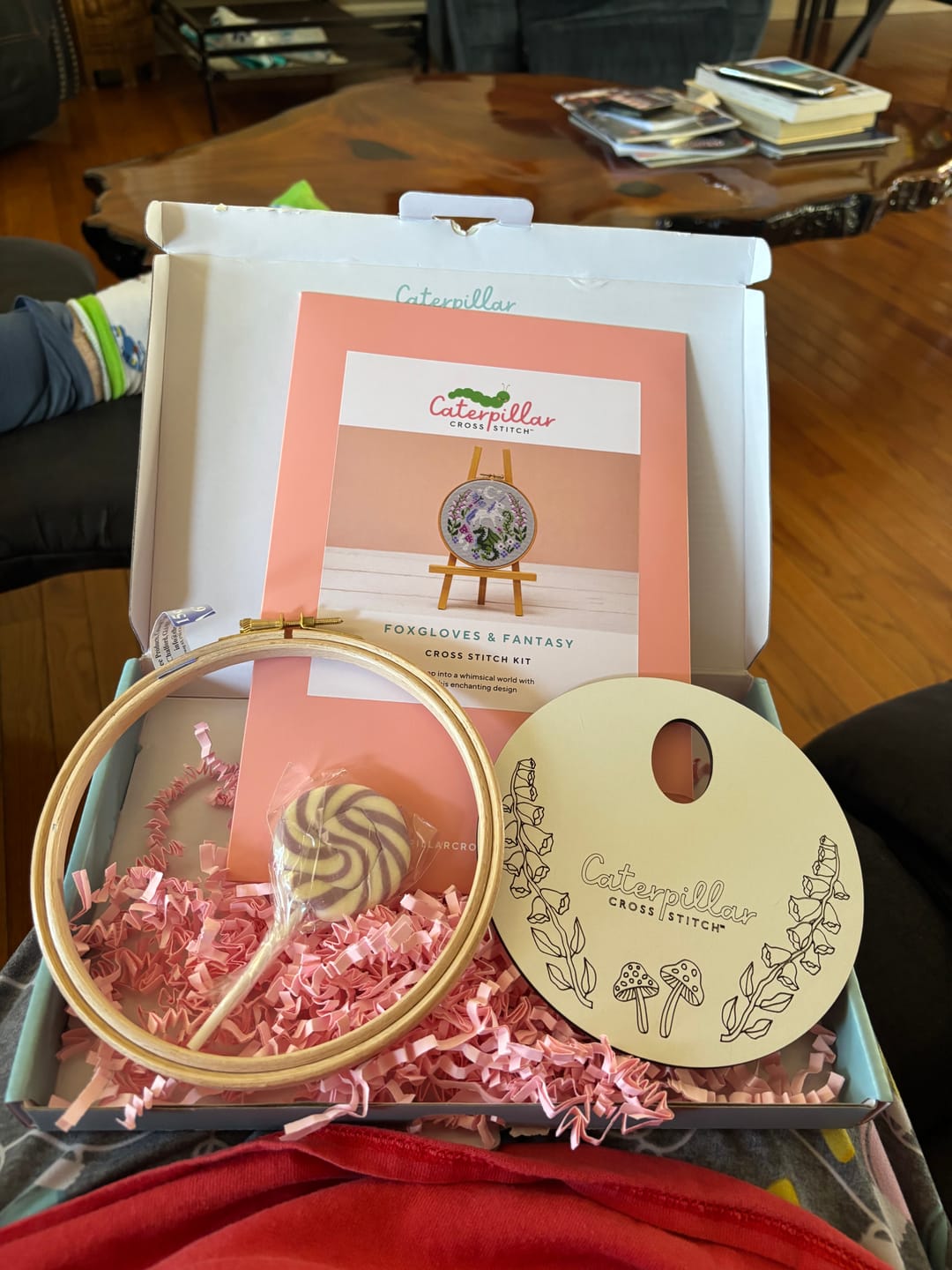 Customer photo review of Caterpillar Club Subscription Box - Bimonthly