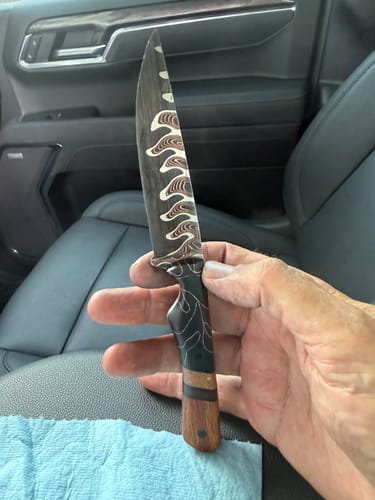 Customer photo review of Brass Mesh | Marblewood